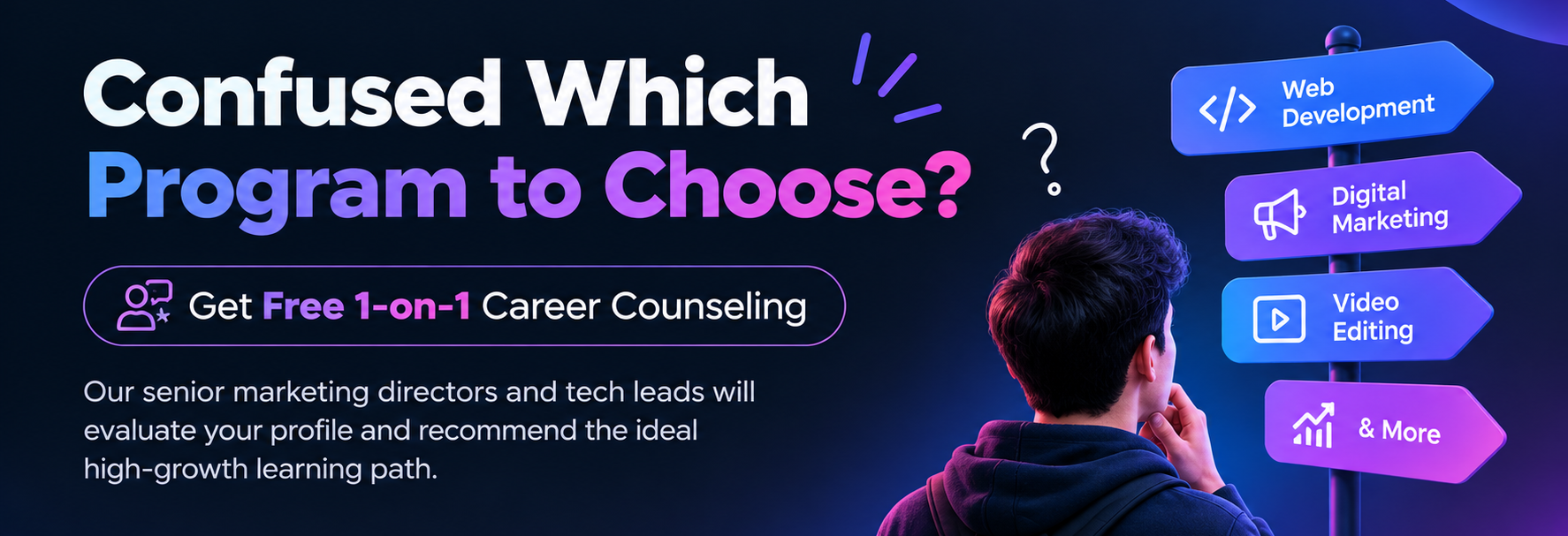 Confused Which Program to Choose? Get Free 1-on-1 Career Counseling - Digital ORRA