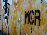 MCR bee wall art 