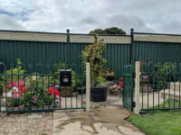 Green Garden Fence