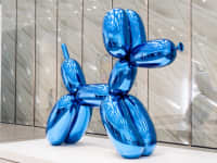 Balloon Dog by Jeff Koons at The Broad Contemporary Art Museum on April 9  2016