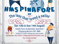 HMS Pinafore Poster and Flyer design for Chippy Page 1