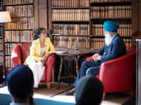 Ravi Singh Khalsa speaking 