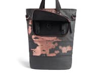 Rusty Charcoal and Copper Paint Print bike bag 3