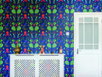 Handmade Oxford Wilful Ink Gallinule Wallpaper