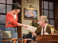 jessica johnson as rita and stephen tompkinson as frank in educating rita credit robert day