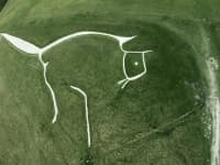 Where The Grass Is Greener June Uffington White Horse Aerial Shot