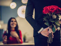 A Nation of Romantics Red Roses Couple