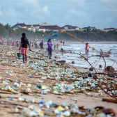 Plastic Polution on Kuta Beach Bali The Big Bang