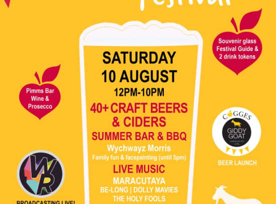 Beer  amp  Cider fest poster Bands w66lr3