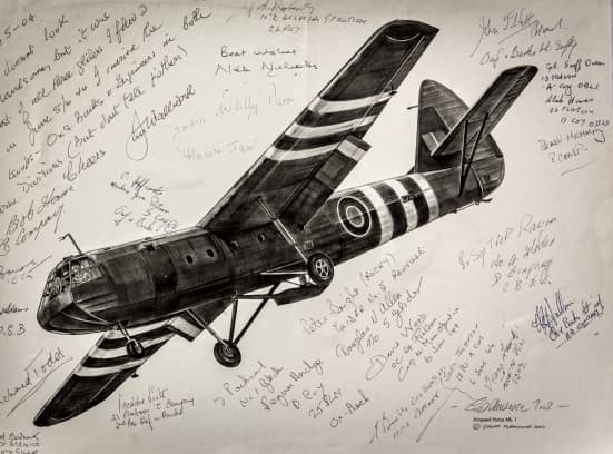 OBLI 5284 Drawing Of Airspeed Horsa Mk 1 D Day oeqau3