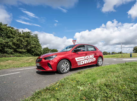 Young Driver offers driving lessons to 10 17 year olds in a brand new Vauxhall Corsa ouvm8i