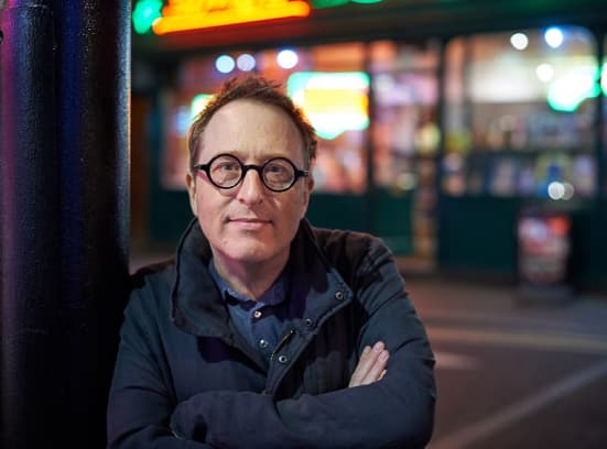 An Interview with Jon Ronson Lamp post