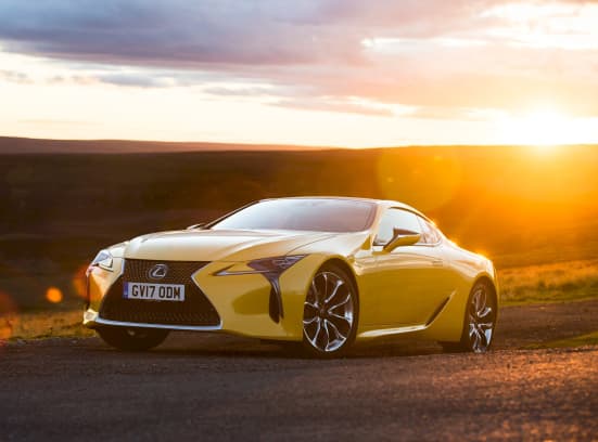 Drive The Lexus LC500 V8 Yellow limited edition