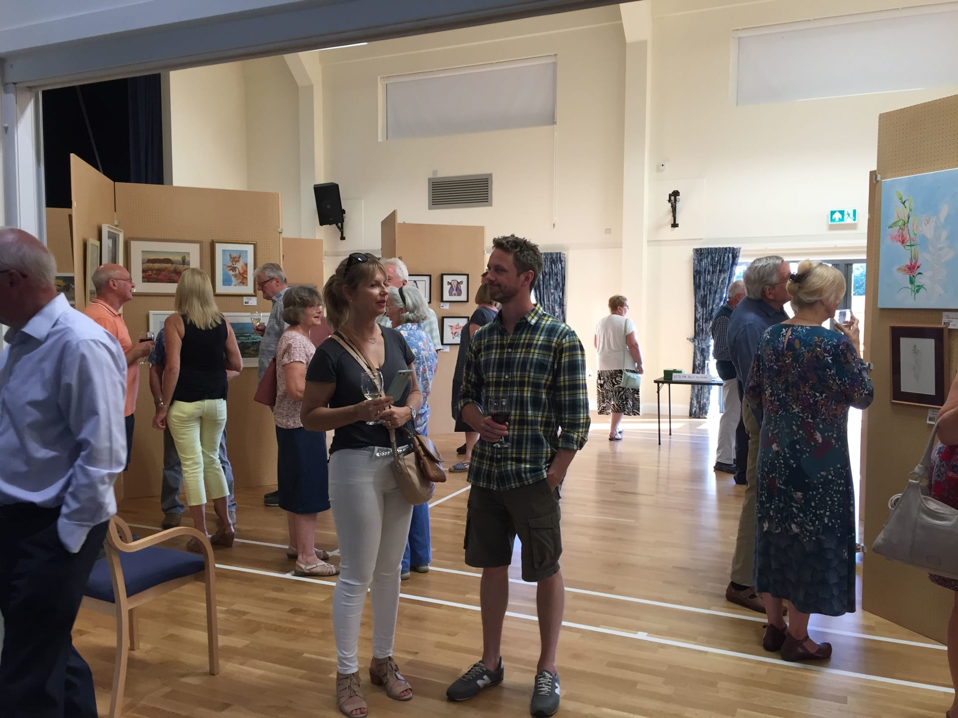 Lechlade Art Society preview of exhibition 23 bjeyva