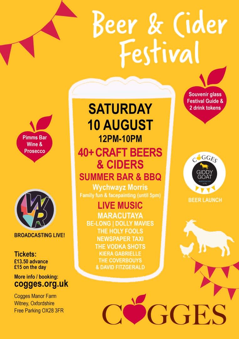 Beer  amp  Cider fest poster Bands w66lr3