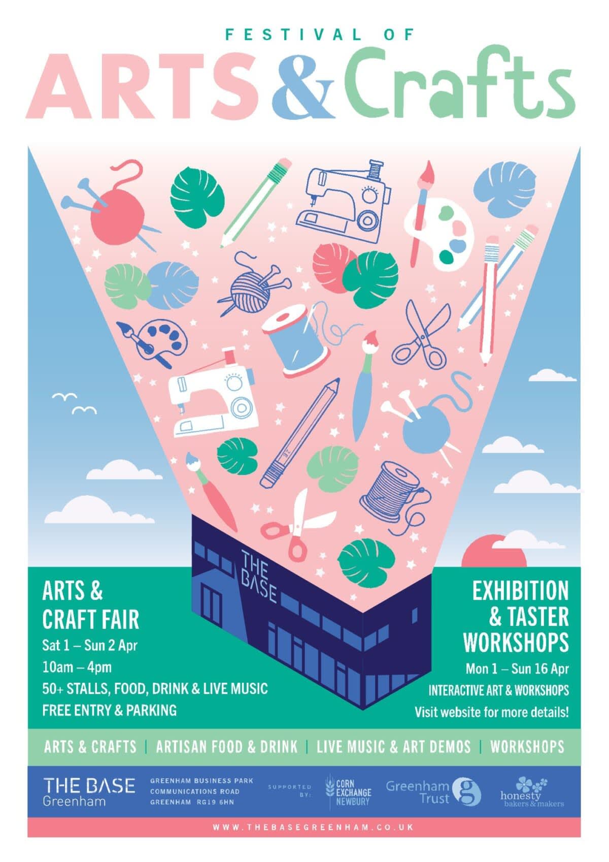 Festival of Arts and Crafts 2023 The Base at Greenham