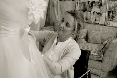 Designer Spotlight Phillipa Lepley fitting