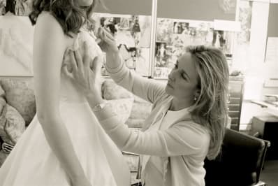 Designer Spotlight Phillipa Lepley fitting bride