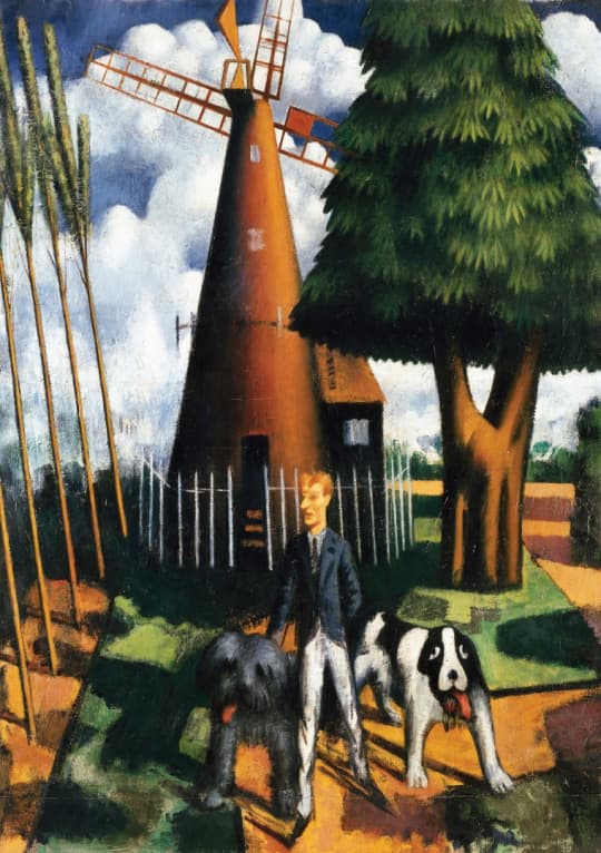 GILBERT CANNAN AND HIS MILL Mark Gertler 1916