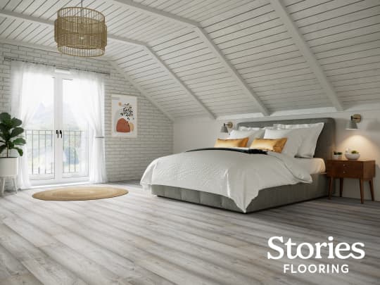 Stories Flooring Large Bedroom Grey Oak mnyqlf