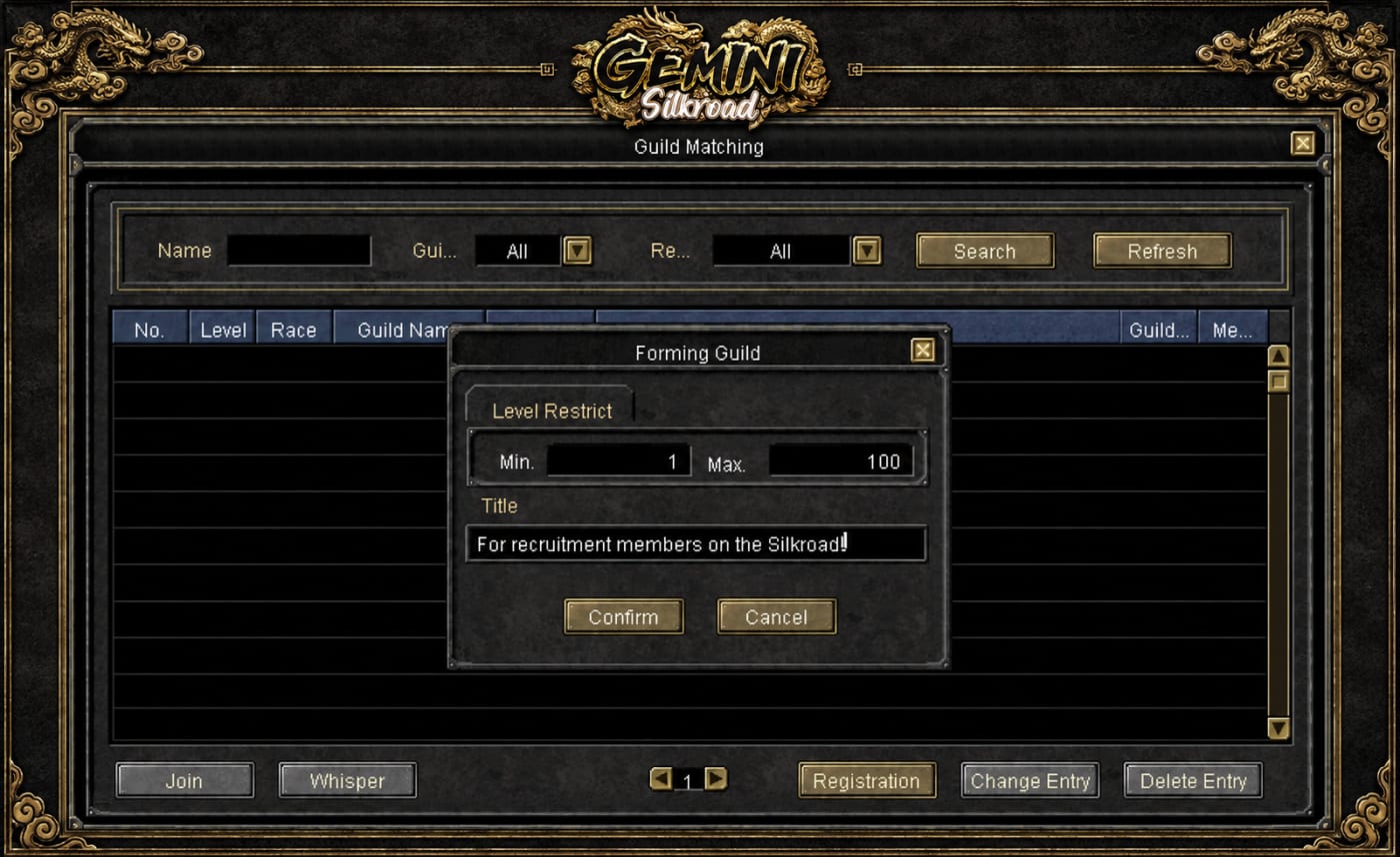 Gemini Guild Matching