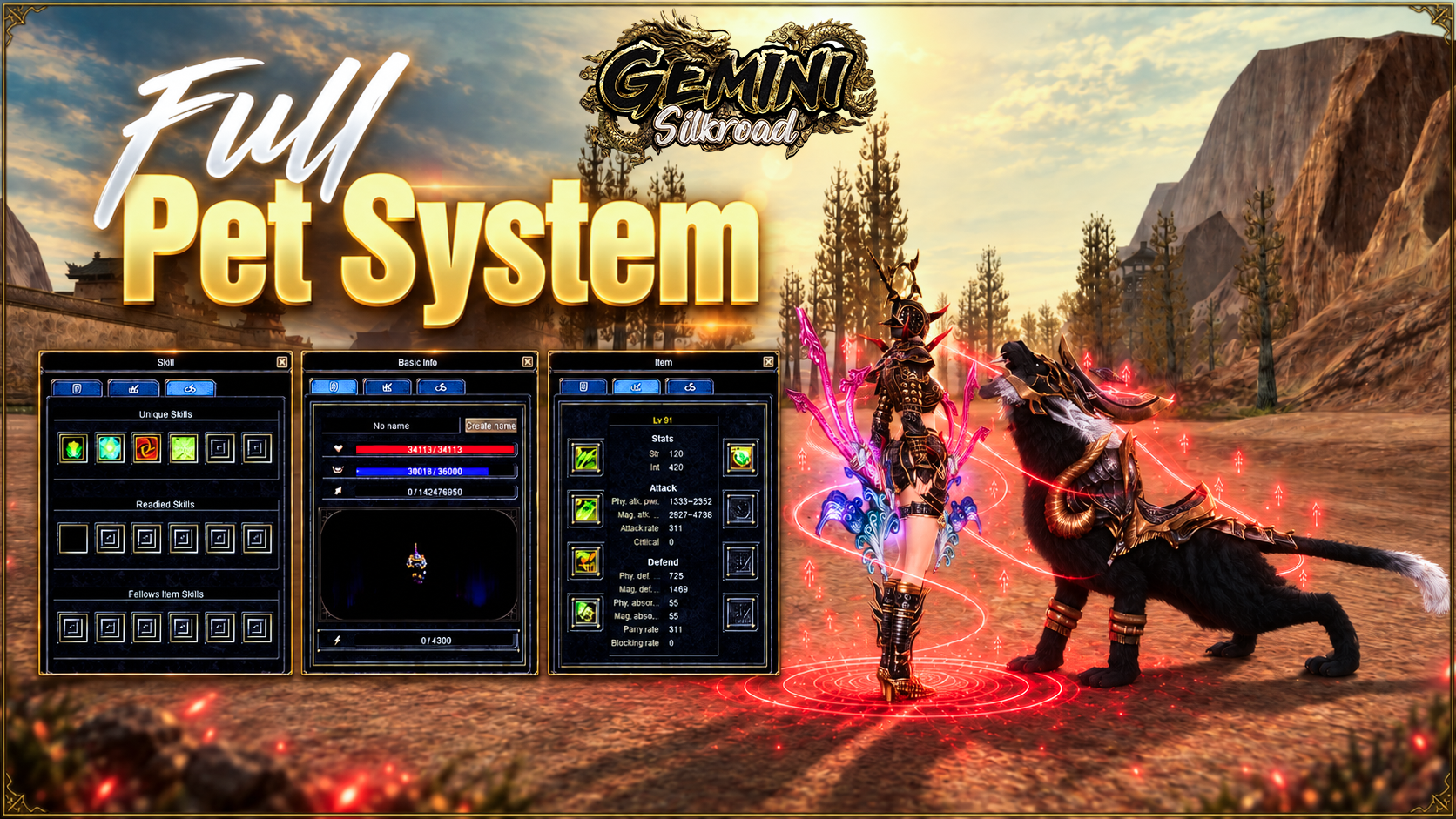 Gemini Full Pet System