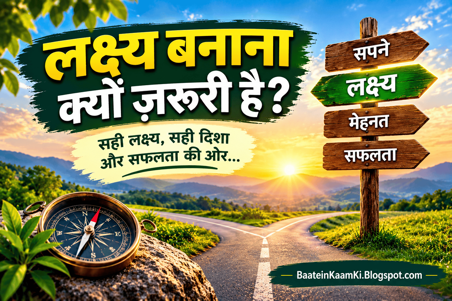 लक्ष्य बनाना क्यों ज़रूरी है – सही लक्ष्य और सफलता