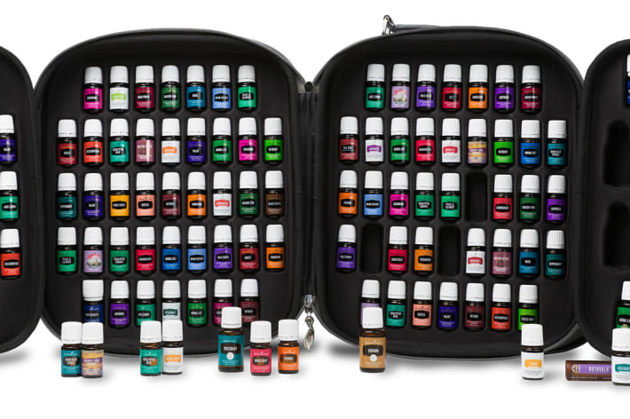 Young Living Premier Aroma Essential Oil Collection with backpack