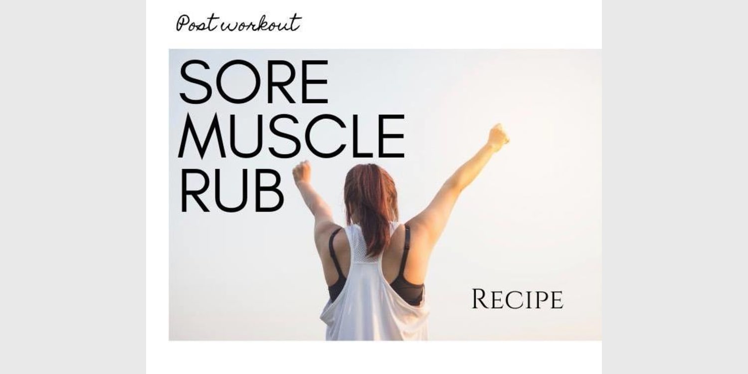 Sore Muscle Rub DIY Recipe Cloves and Citrus