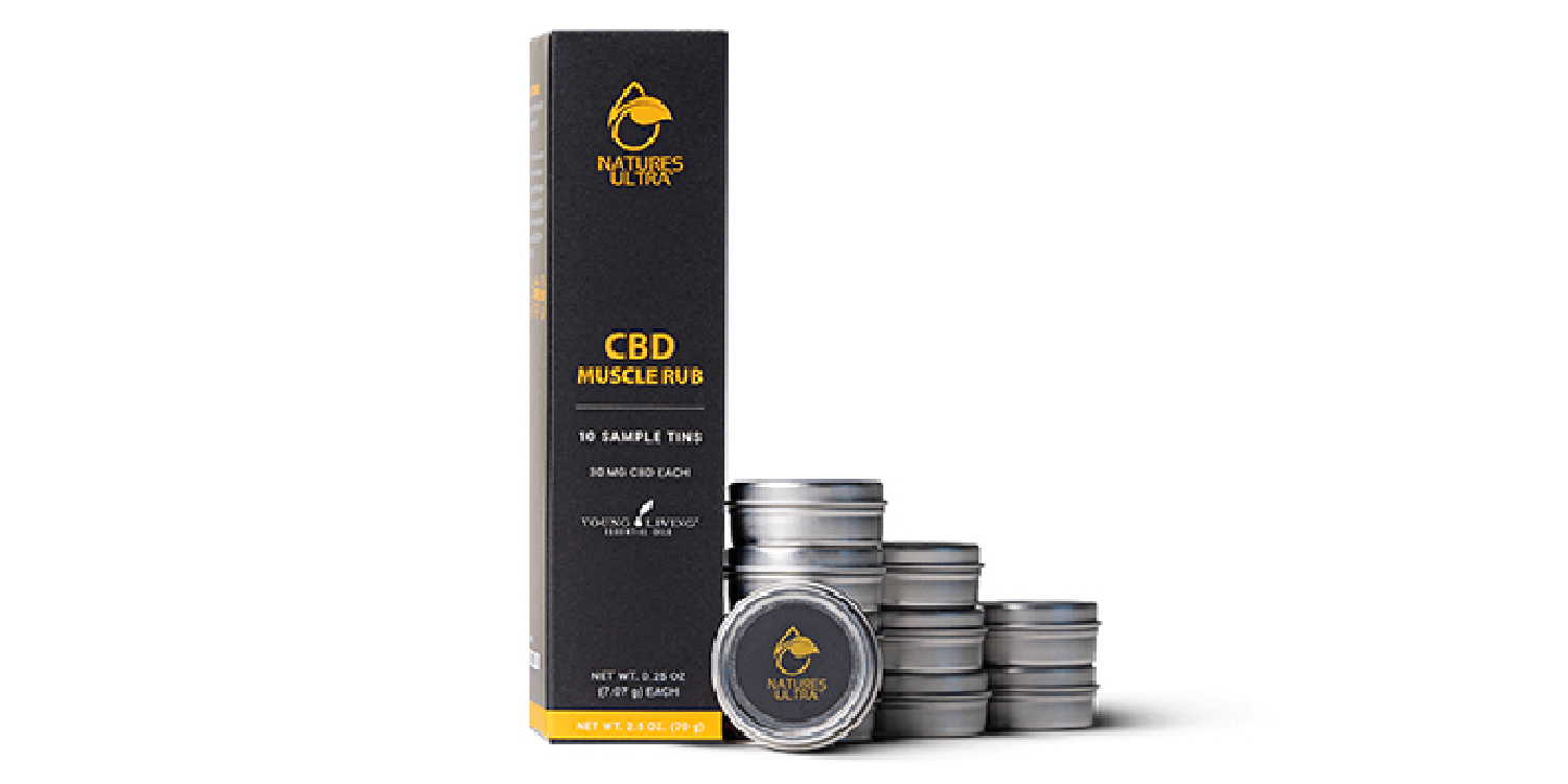 CBD Muscle Rub Tins, 10 ct. - Oil That Glitters