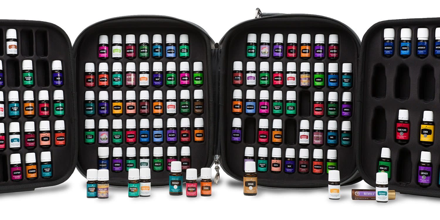 Young Living Premier Aroma Essential Oil Collection with backpack