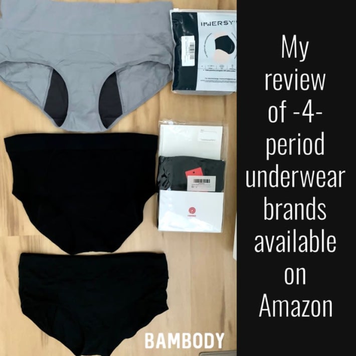 Womens BAMBODY period underwear