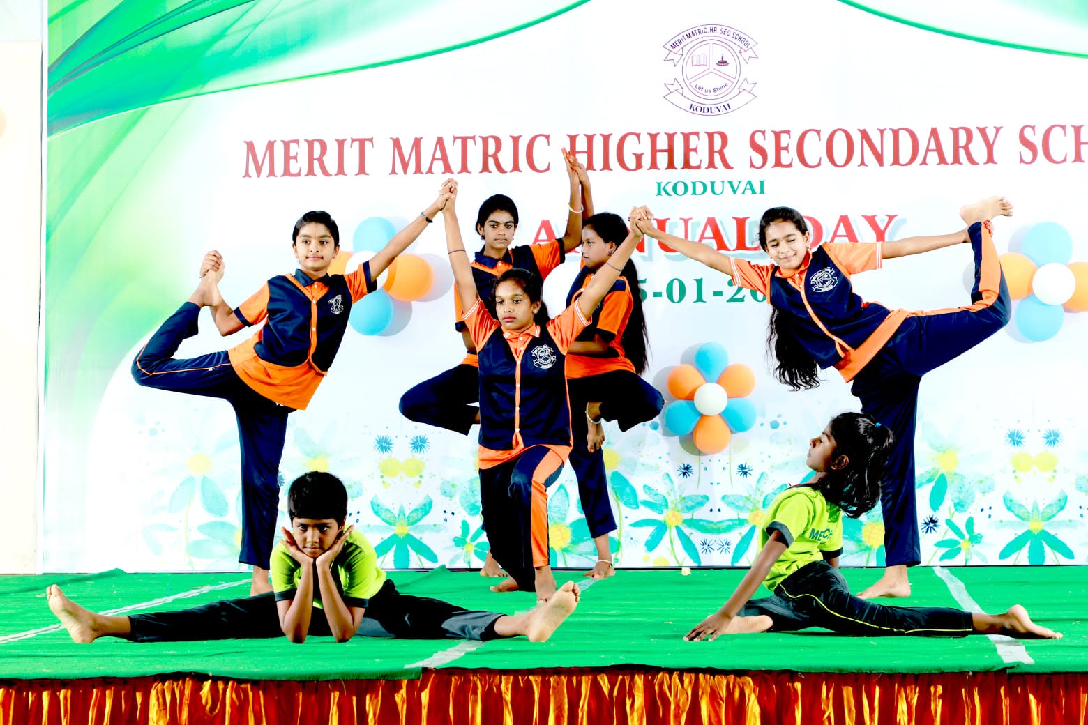 Annual Day Yoga Performance