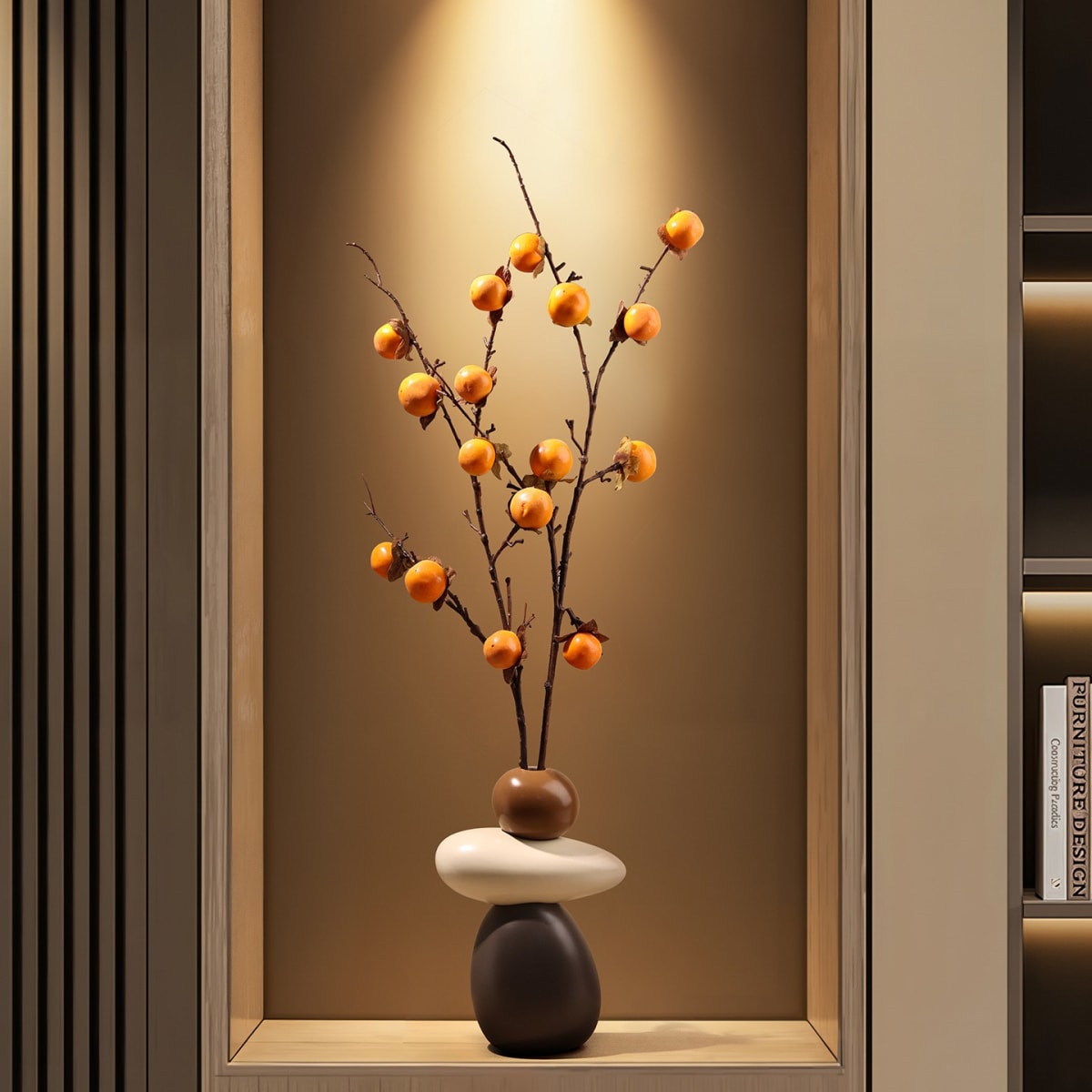 ไอเดียการจัดวาง — แจกันประติมากรรมทรงหินซ้อน Balance Stone 1