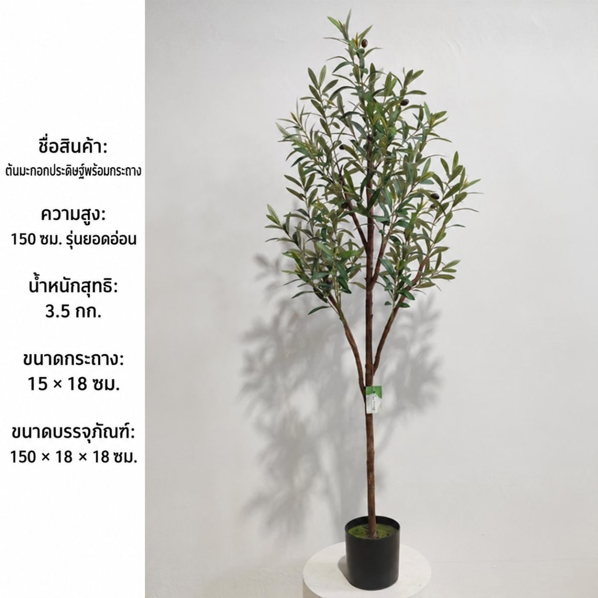 ต้นมะกอกประดิษฐ์ทรงสูง รุ่นโอลีฟ เซเรนิตี้