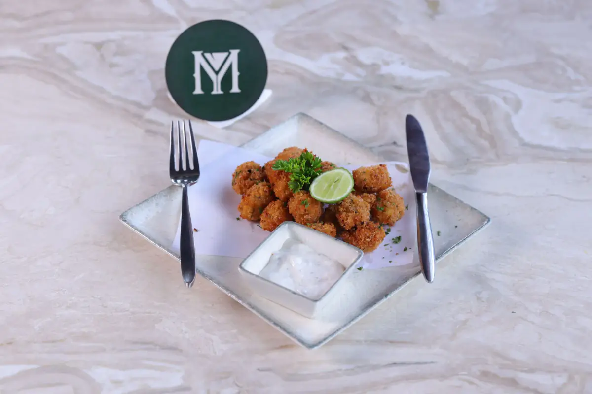 Shrimps Popcorn at The Mill Rooftop Lounge, Davangere
