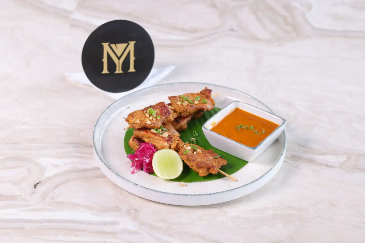 Chicken Satay at The Mill Rooftop Lounge, Davangere