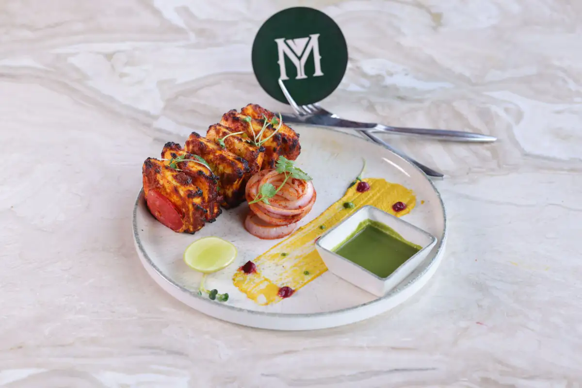 Paneer Tikka at The Mill Rooftop Lounge, Davangere