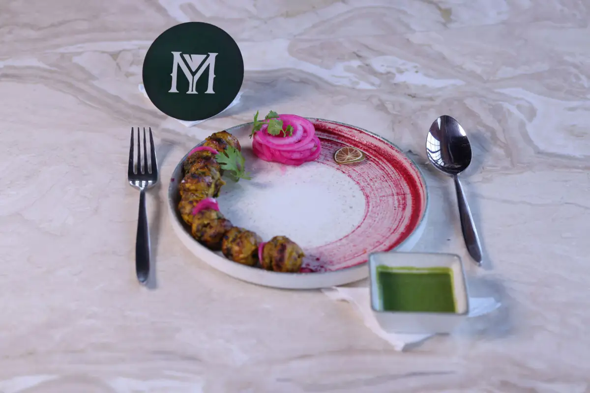 Bharwan Mushrooms at The Mill Rooftop Lounge, Davangere