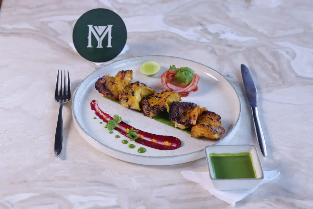 Fish Tikka at The Mill Rooftop Lounge, Davangere