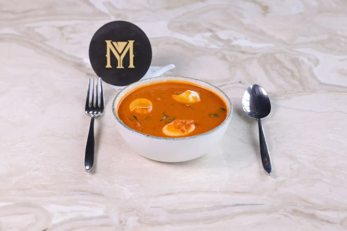 Kundapura Egg Curry at The Mill Rooftop Lounge, Davangere