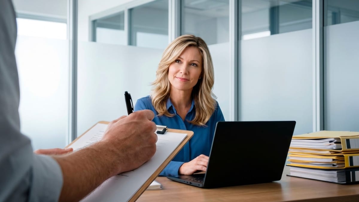 Job interview office africa