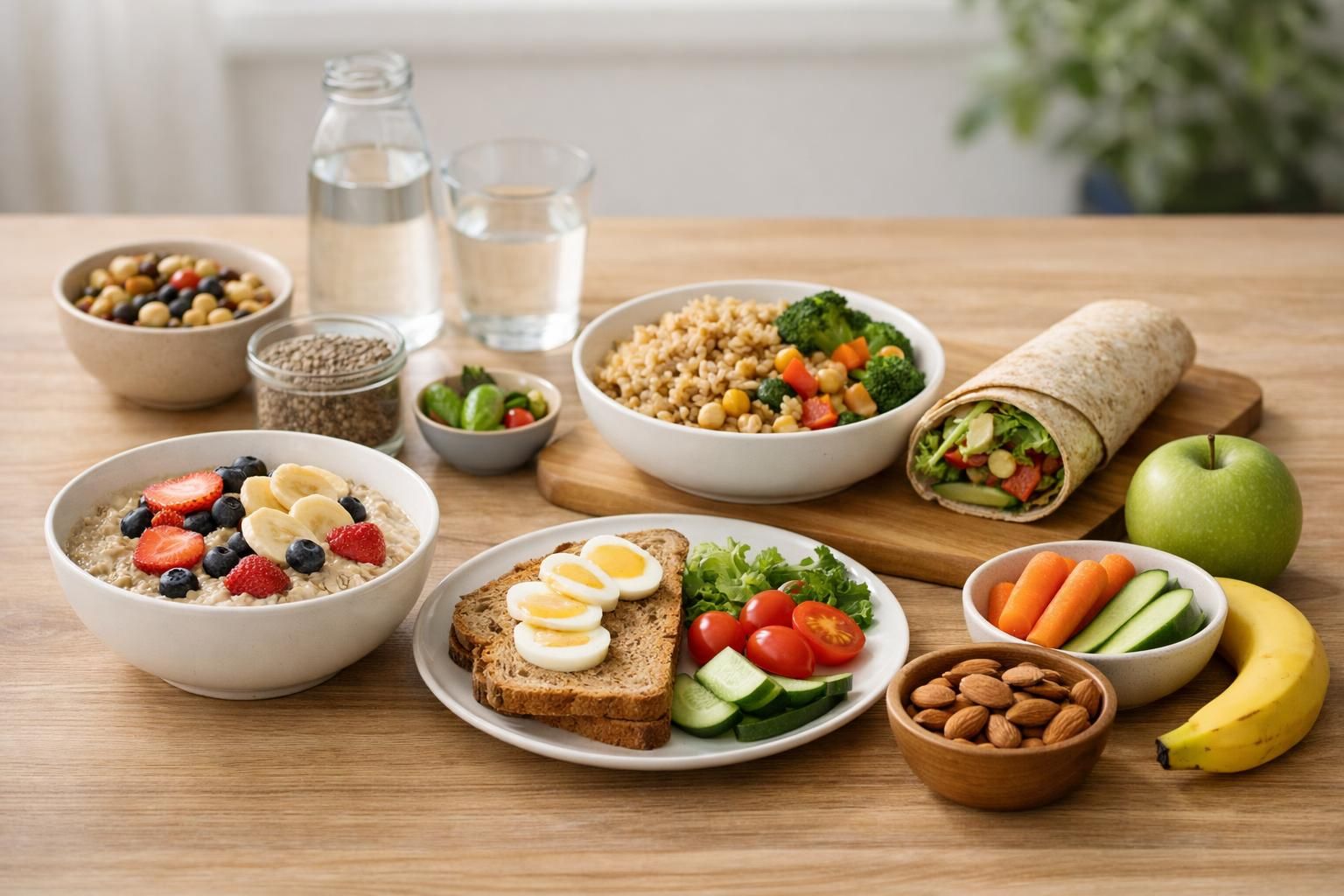 Everyday Fibre Food Swaps for Breakfast, Lunch and Snacks