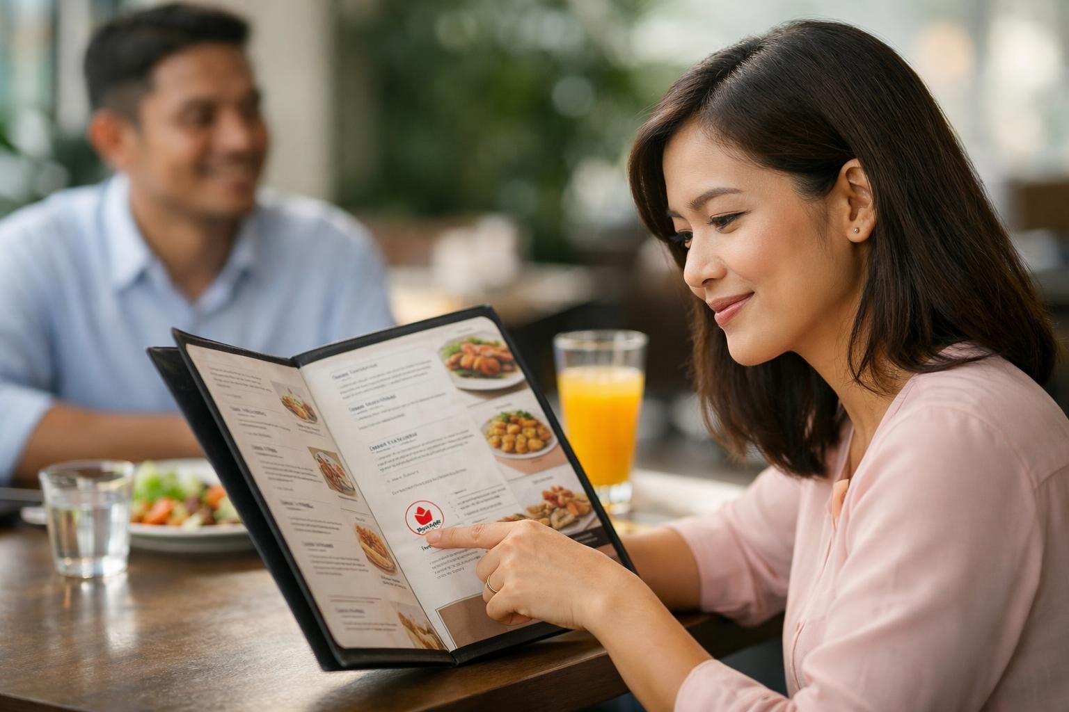 What the Healthier Choice Logo on a Restaurant Menu Can Tell You