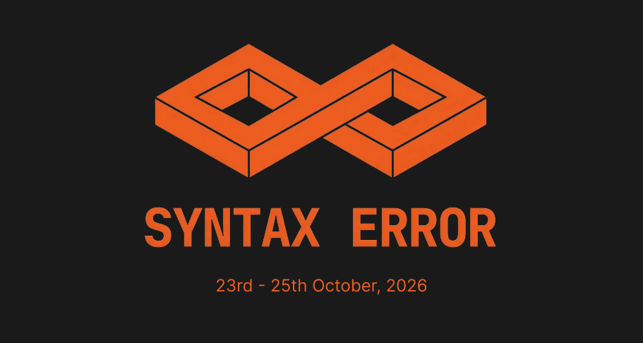 Syntax Error 2026 banner