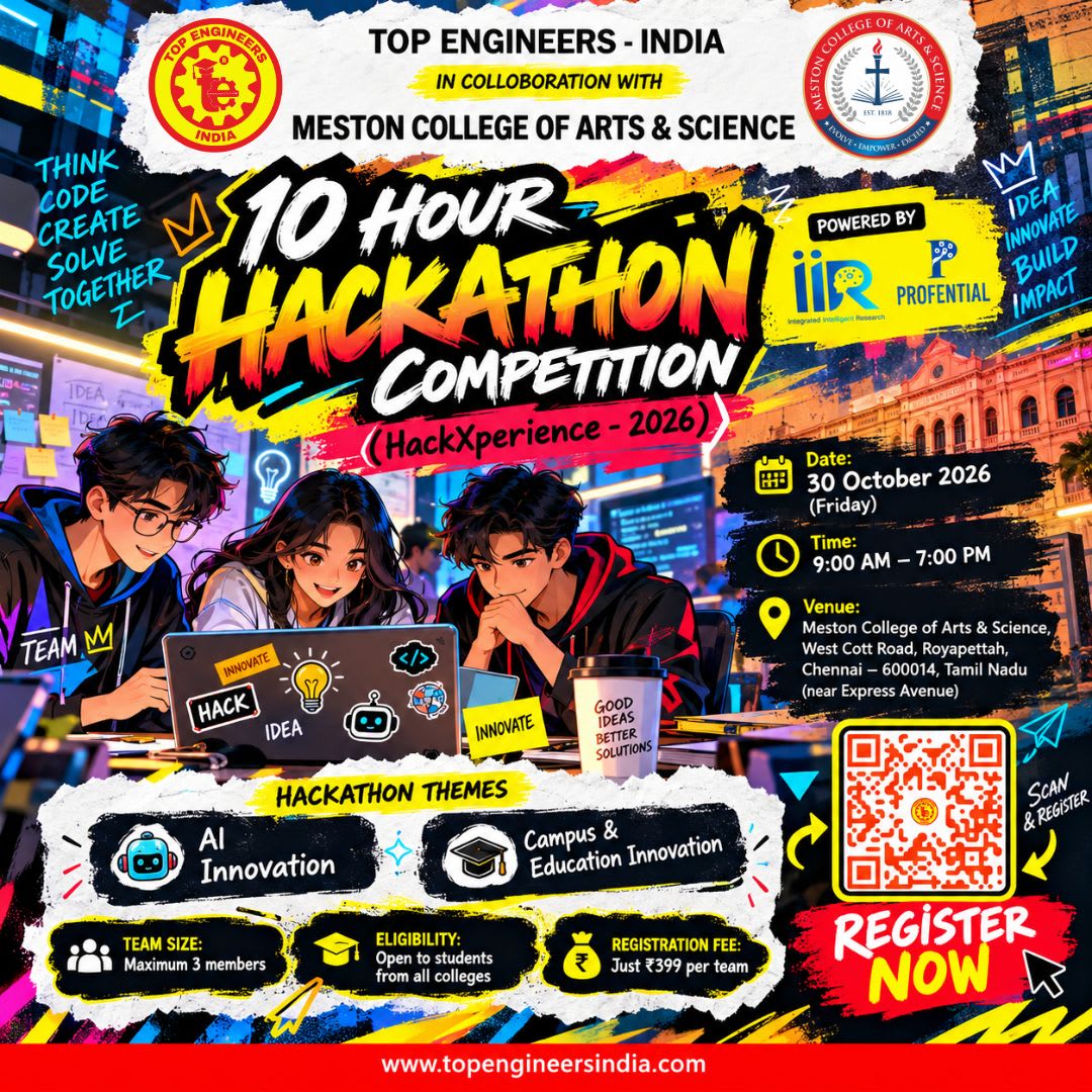 Hackxperience 2026 – 10-Hour Hackathon Challenge for College Students banner