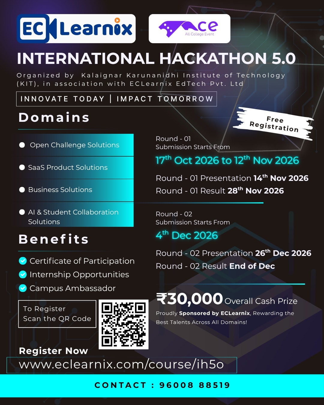 International Hackathon 5.0 2026 banner