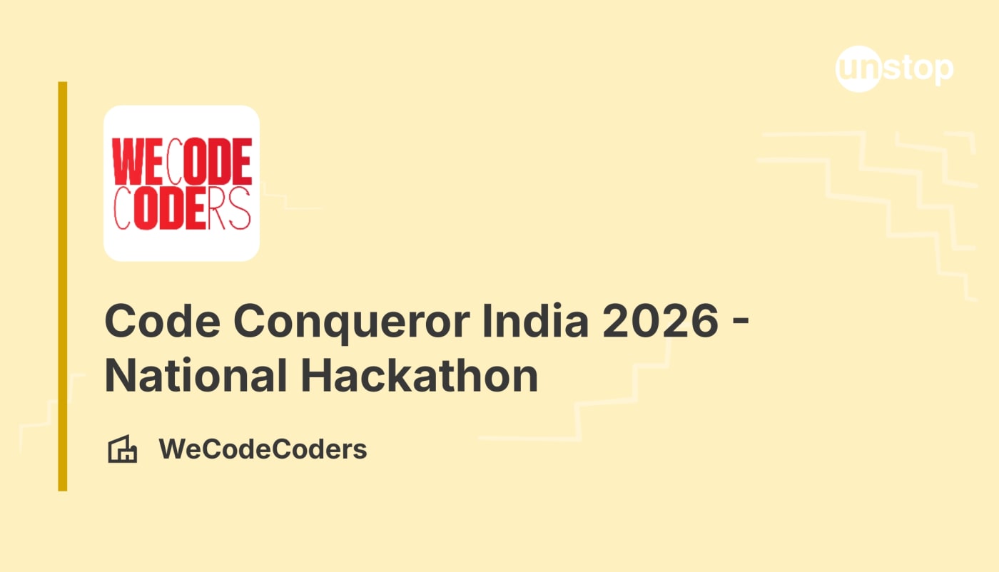 Code Conqueror India 2026 - National Hackathon banner