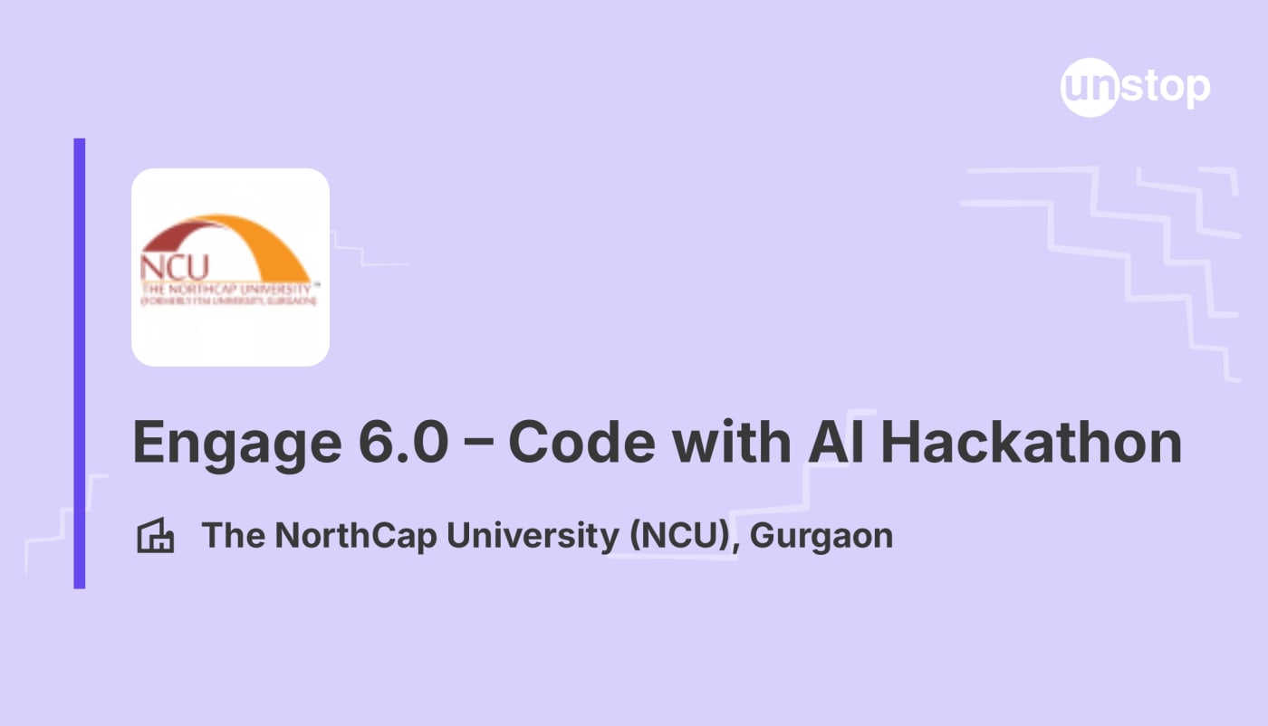Engage 6.0 – Code with AI Hackathon banner