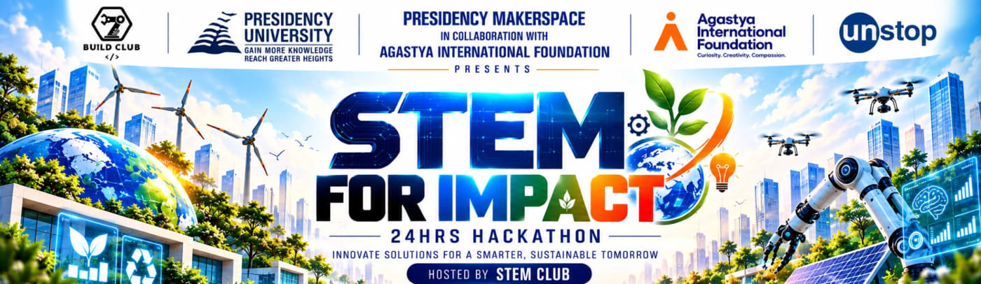Stem for Impact 24hrs Hackathon banner